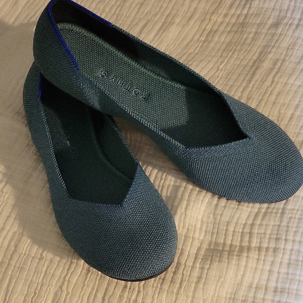 Rothy's Teal Green Women's Flats